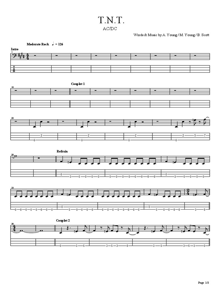 Ac DC - TNT - B | PDF