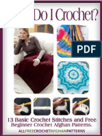 How Do I Crochet 13 Basic Crochet Stitches and Free Beginner Crochet Afghan Patterns