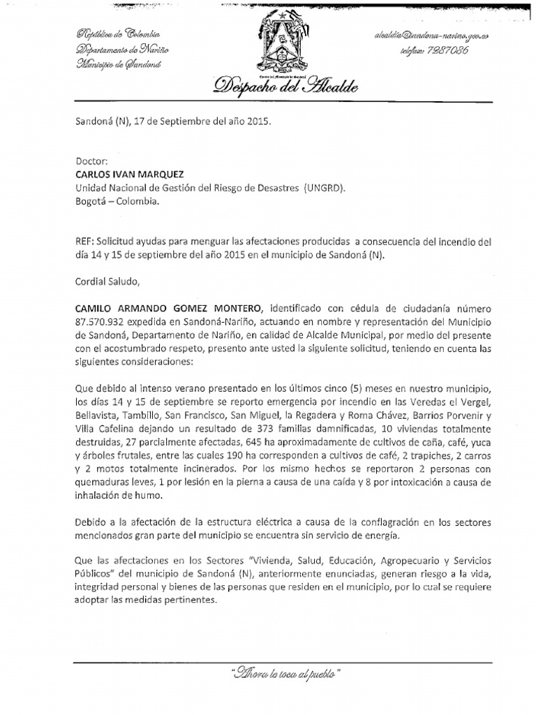 Solicitud De Ayudas Para Damnificados Desastres Y Accidentes Science