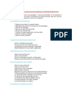 Una Tabla de Localizacion de Averias o Troubleshooting