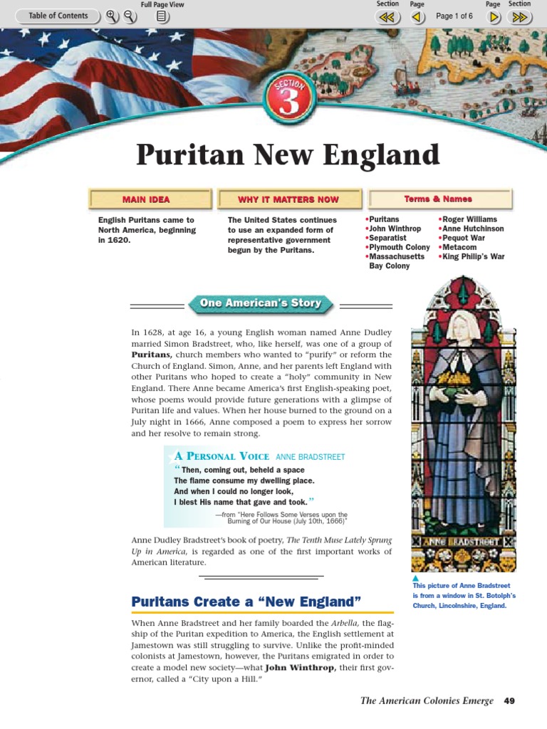 Puritans' Influence on Early America | PDF | Puritans | Massachusetts ...