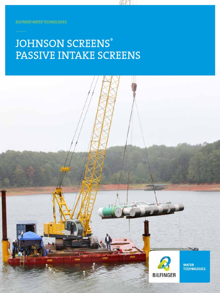 2015 Johnson Screens Passive Intake Screens Fluid Dynamics Pipe (Fluid Conveyance)