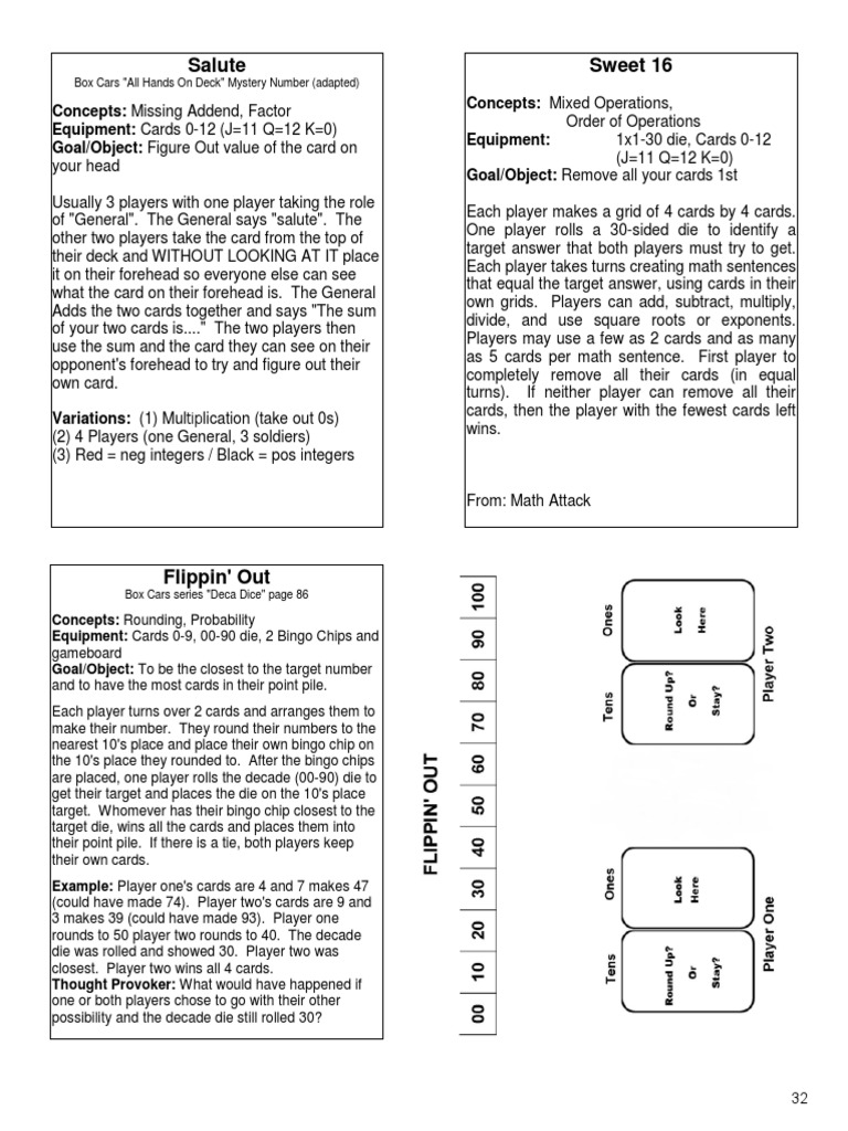 Sweet 16 | PDF | Dice | Gaming Devices