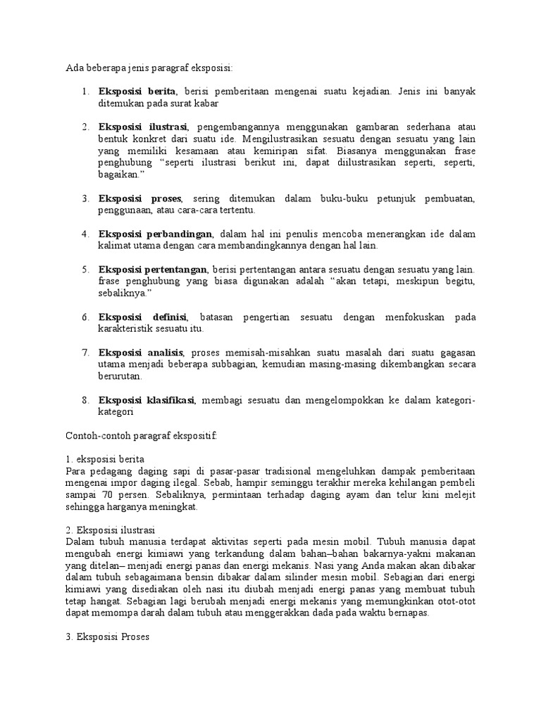 Ada Beberapa Jenis Paragraf Eksposisi2