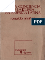 Muñoz, Ronaldo, Nueva Conciencia de La Iglesia en América Latina