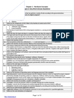 Chapter 1 - Hardware Concepts Type A: Very Short Answer Questions