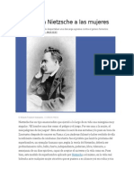 Así Amaba Nietzsche A Las Mujeres