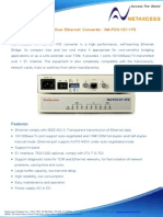 Description:: NETAXCESS E1 Over Ethernet Converter: NA-FCD-1E1-1FE