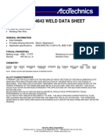 Alloy weld 4643