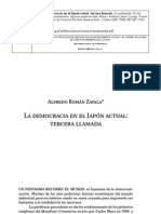 Alfredo Román Zavala Democracia en El Japon Actual