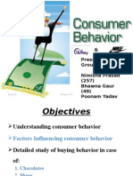 Group 5 Report on Consumer Behavior and Buying Patterns of Chocolates and Shoes