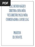 Projetos Educação Infantil 2015