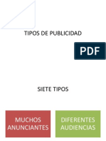 Tipos de Publicidad