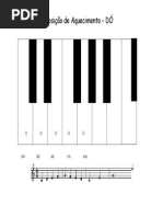 Posições teclado -  aquecimentos