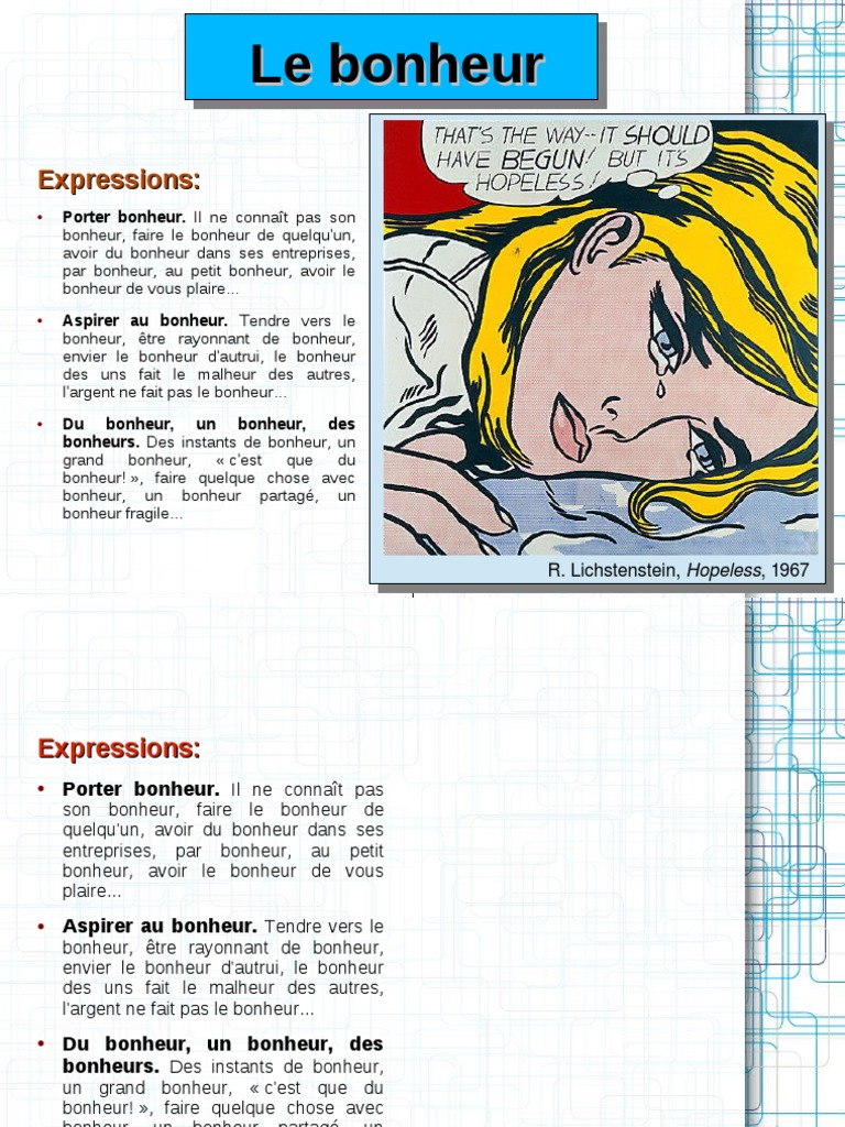 Philosophie  Approche méthodologique d'une notion le bonheur