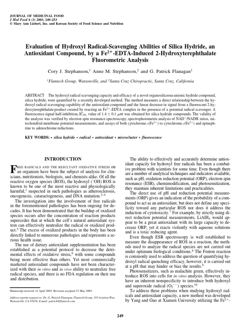 Journal Of Medicinal Food Publication Fee