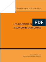 1- Los Docentes Como Mediadores de Lectura (Plan Pcial)