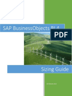 SAP BusinessObjects BI4 Sizing Guide.0 Sizing Companion Guide