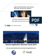 Geneva Application Security Forum 2010