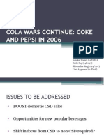 Cola Wars Continue: Coke and Pepsi in 2006