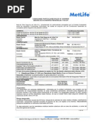 Poliza Seguro Corredor Metlife (2015 - 2016)