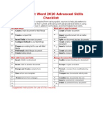 Microsoft-Word-2010-Advanced-Skills-Checklist 2