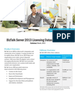 2013 Licensing Datasheet and FAQ