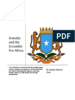 Somalia and The Scramble For Africa