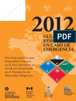 GRE2012 Guia de Respuesta en Caso de Emergencia