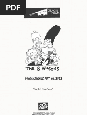 The Simpsons Script Pdf