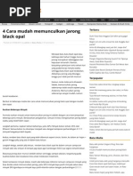 Download Cara Memunculkan Jarong Black Opal by Rizal Ebiet Ir SN282314698 doc pdf