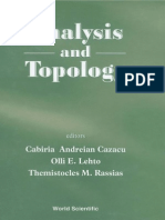 Analysis and Topology