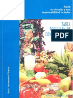 Tabla Alimentacion Bolivia