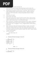 Soal FPB Dan KPK