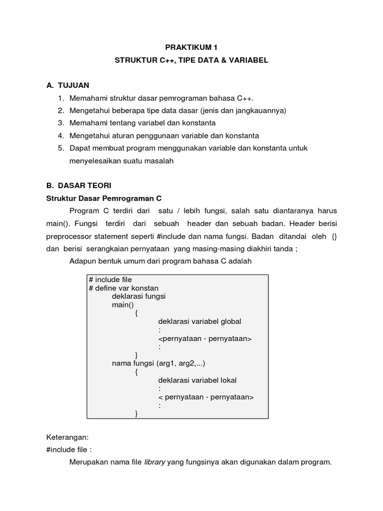 Modul Praktikum Pemrograman Bu Anita-Libre | PDF