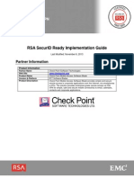 Check Point: Rsa Securid Ready Implementation Guide