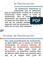 Niveles de Reclamación SAP