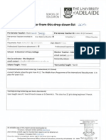 Practicum Report 1 2015 ST Dominics French