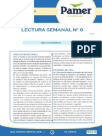 Lectura Semanal 6 Filosofía