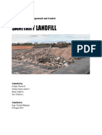 Sanitary Landfill: Industrial Waste Management and Control