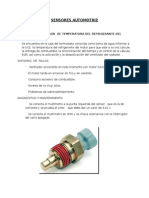 SENSORES AUTOMOTRIZ: ECT, O2, KNOCK, VSS, CMP, CKP Y TPS