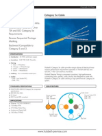 Category 5e Cable: Hubbell Premise Wiring Channel Systems