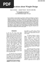 Download Considerations about Winglet Design by Brian Xistos SN28234148 doc pdf