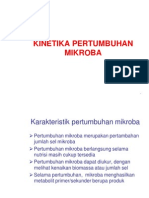 Kinetika Pertumbuhan Mikroba PDF