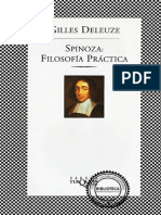 DELEUZE, Gilles. Spinoza. Filosofía práctica (Tusquets, Buenos Aires, 1984-2004)