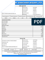 BSNL Mobile Bill Details for Vishnu Vardhan Reddy