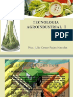 Tecnologia de Los Productos Agroindustriales i