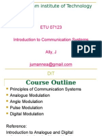 Introduction To Communication System-Lecture1