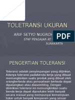 TOLETRANSI jUKURAN