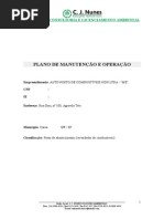 PMO - Plano de Manut. e Operação